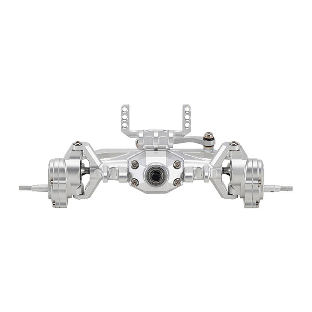 INJORA 4M-104SRFR +5mm Diamond Portal Axles Lay Down Servo TRX-4M Silver