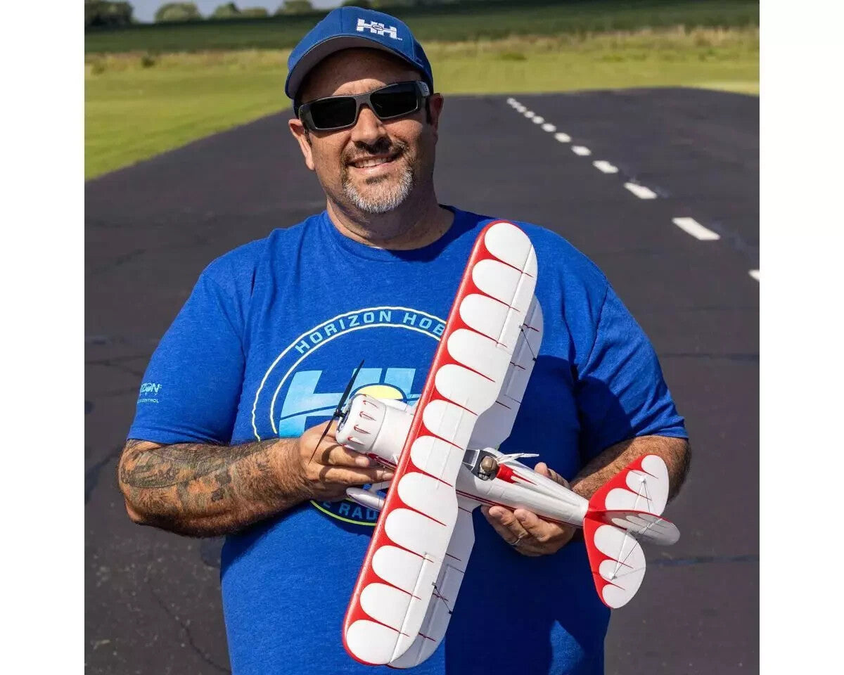 E-flite EFlite UMX Waco BNF Basic Electric RC Airplane 550mm White EFLU53550