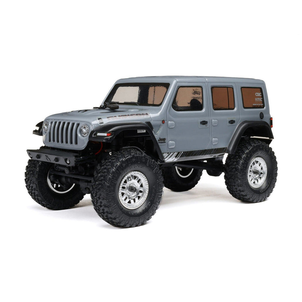 Axial AXI00002V3T3 SCX24 V3 RTR Ready To Run Jeep Wrangler Unlimited Body Gray