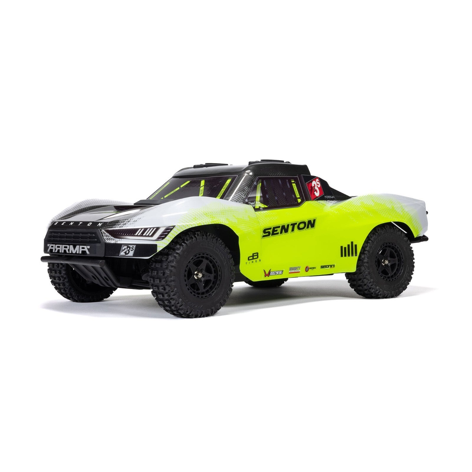 Arrma 1/10 SENTON 4X4 223S BLX Brushless Short Course Truck RTR With DSC, Yellow