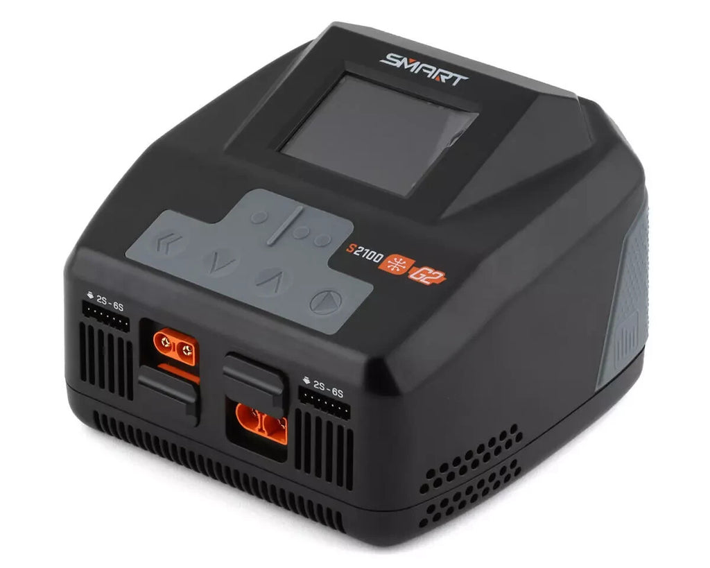 Spektrum RC S2100 2100 G2 AC RC Smart Battery Charger (6S/12A/100W x2) SPMXC2000