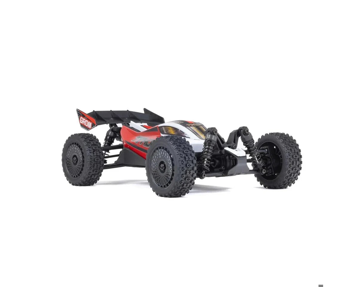 Arrma Typhon Grom MEGA 4WD 380 Brushed 1/18 Buggy RTR Red ARA2106T1