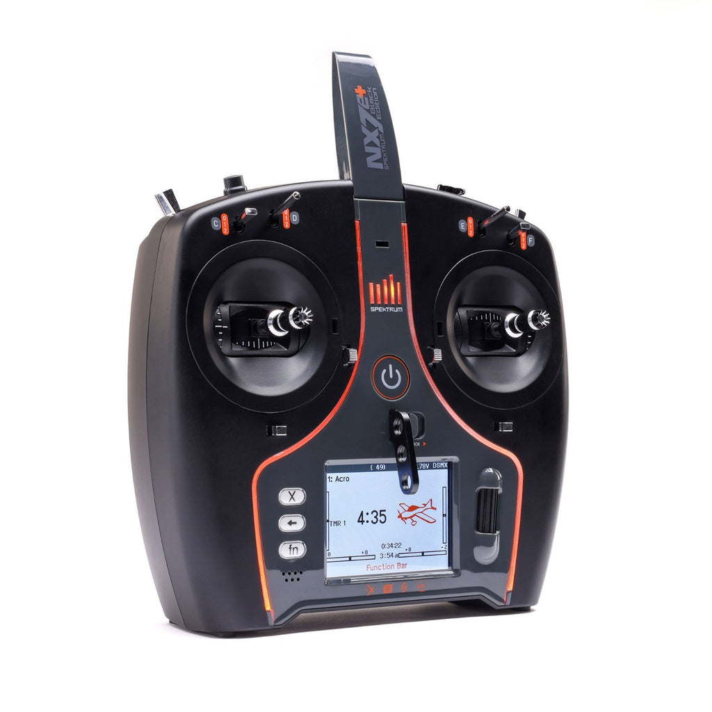 Spektrum NX7e+ 14-Channel DSMX Transmitter Only Black Edition SPMR7120