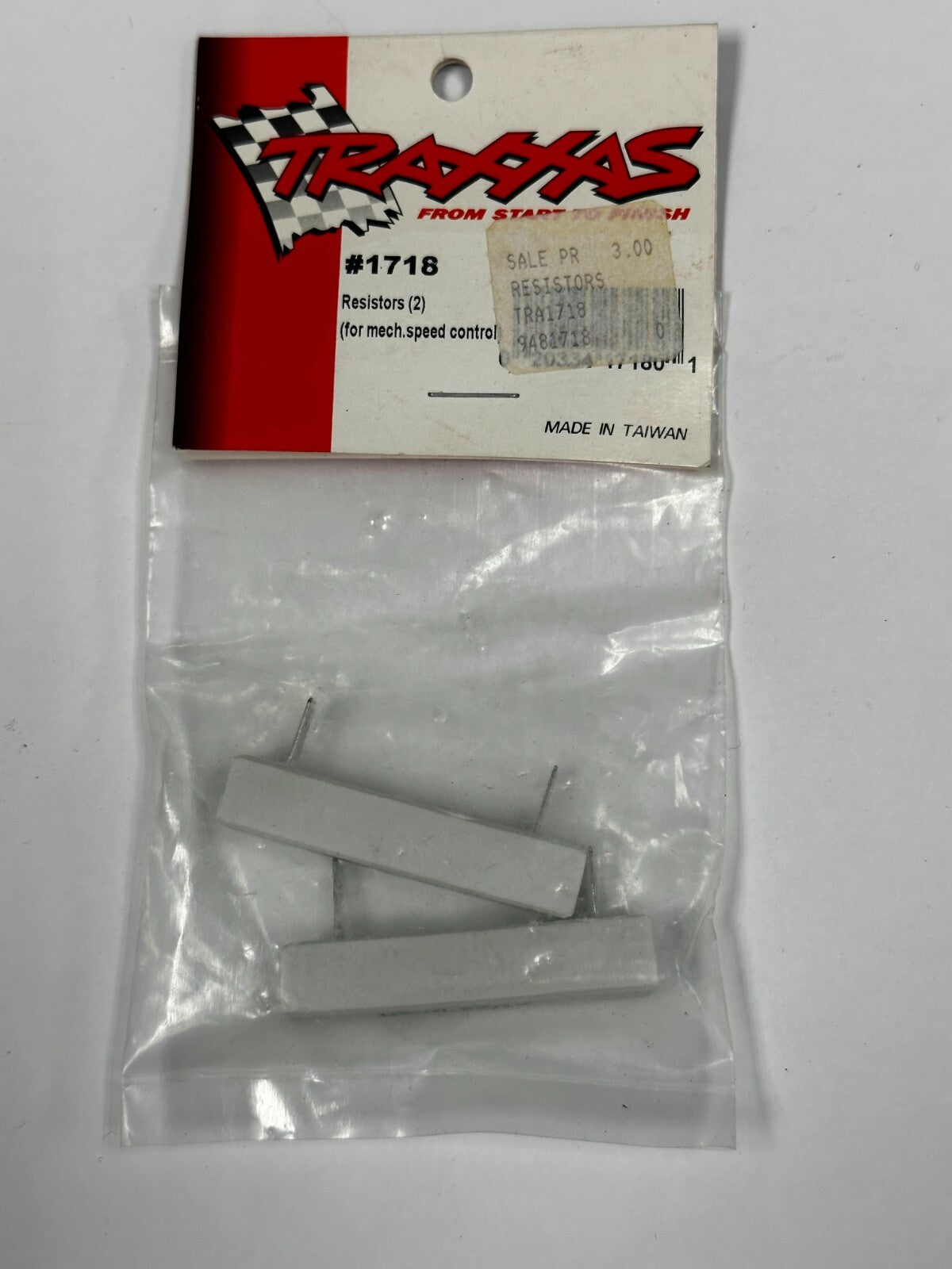Vintage Traxxas #1718 Ceramic Speed Control Resistors 2pc - TRA1718