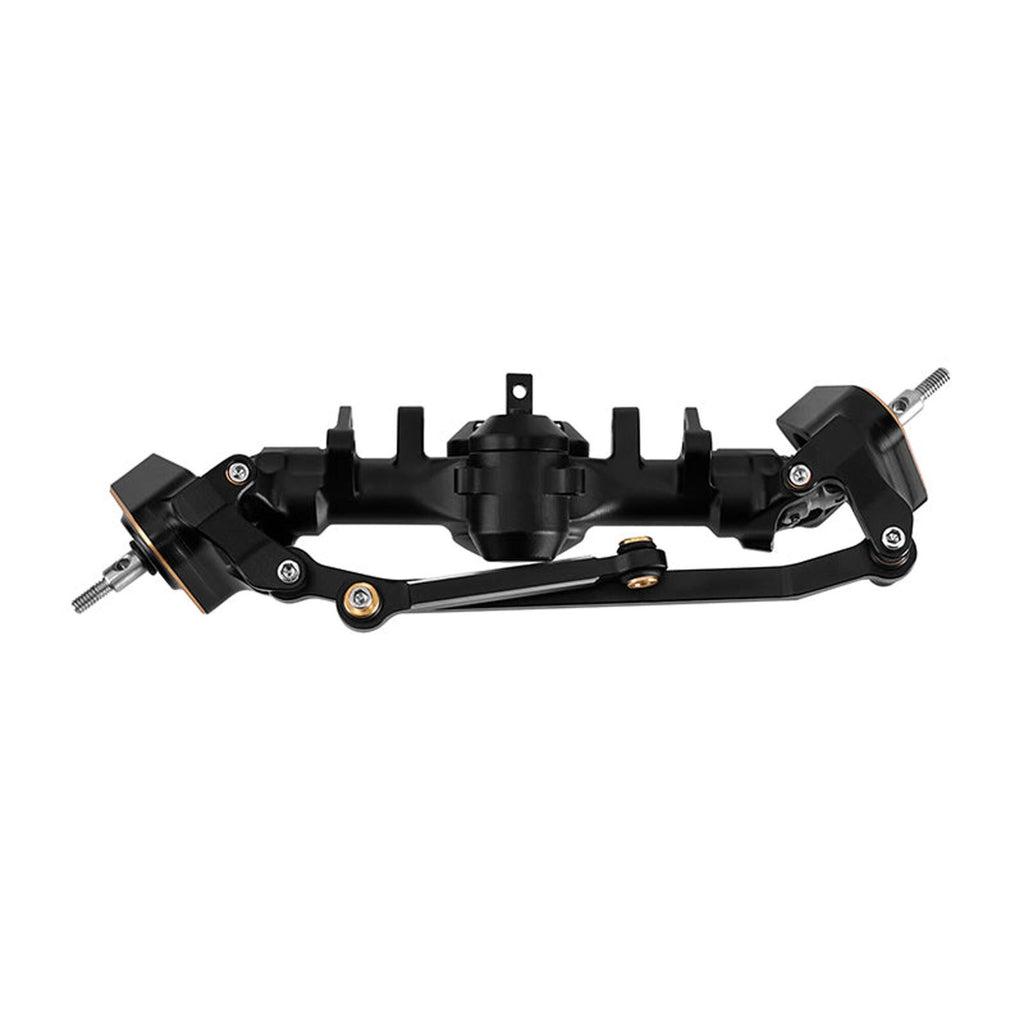 INJORA 4M-104BKFR +5mm Diamond Portal Axles Lay Down Servo TRX-4M Black