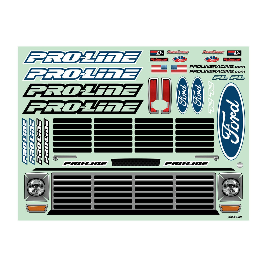 Pro-Line Racing Pre-Cut 1967 Ford F-100 Clear Body for UDR PRO354717 Car/Truck