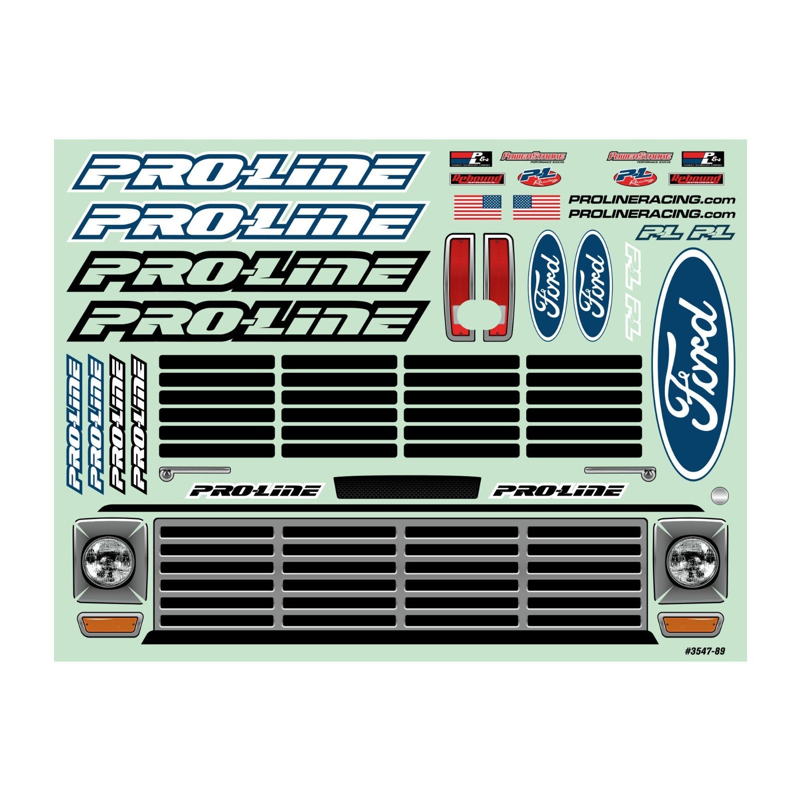 Pro-Line Racing Pre-Cut 1967 Ford F-100 Clear Body for UDR PRO354717 Car/Truck