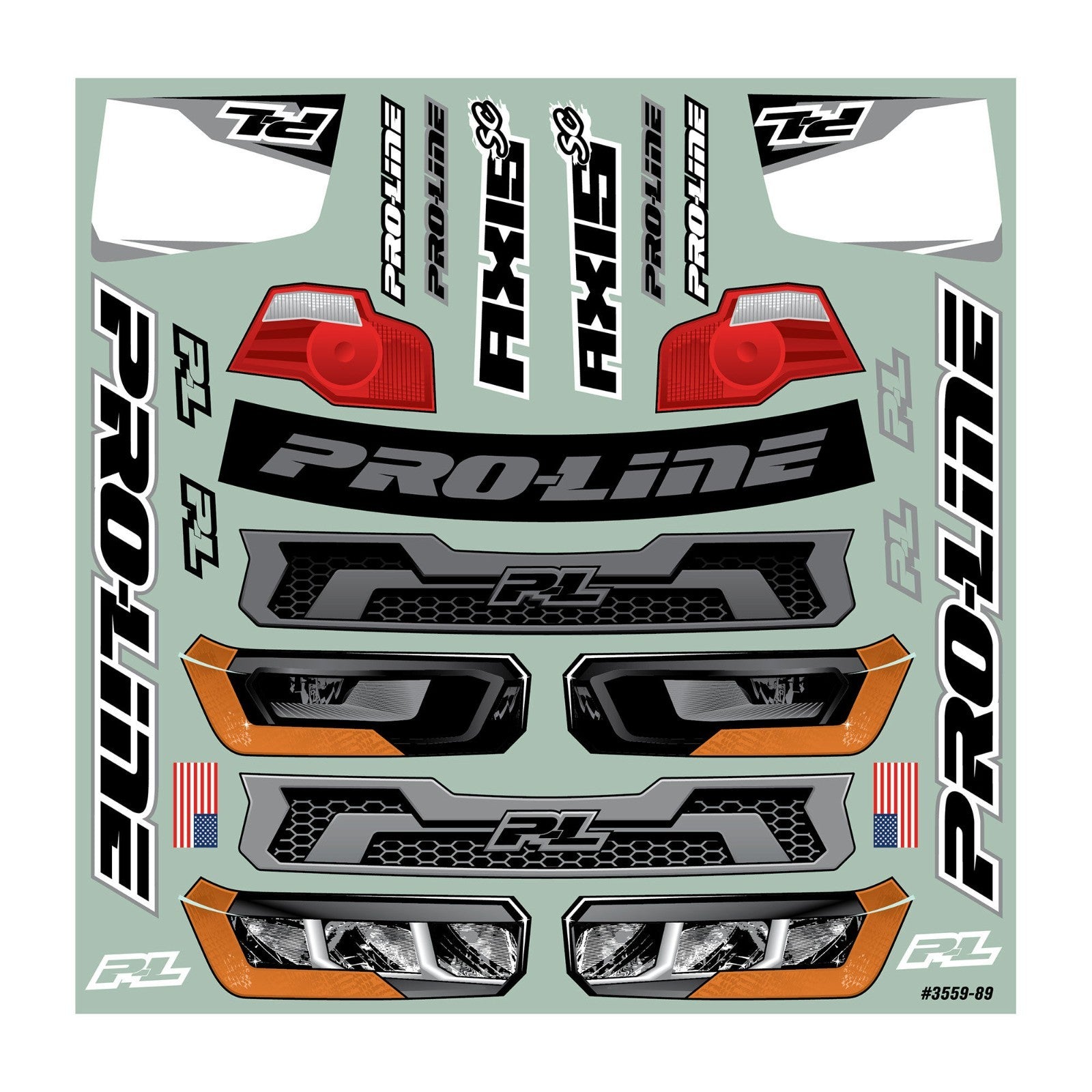 Pro-Line Racing Axis SC Clear Body for Short Course PRO355900 Car/Truck  Bodies