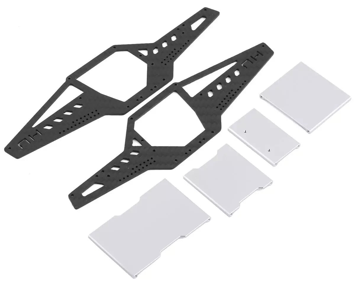 Hot Racing Axial SCX24 Graphite LCG Rock Crawler Chassis [HRASXTF14GLC]