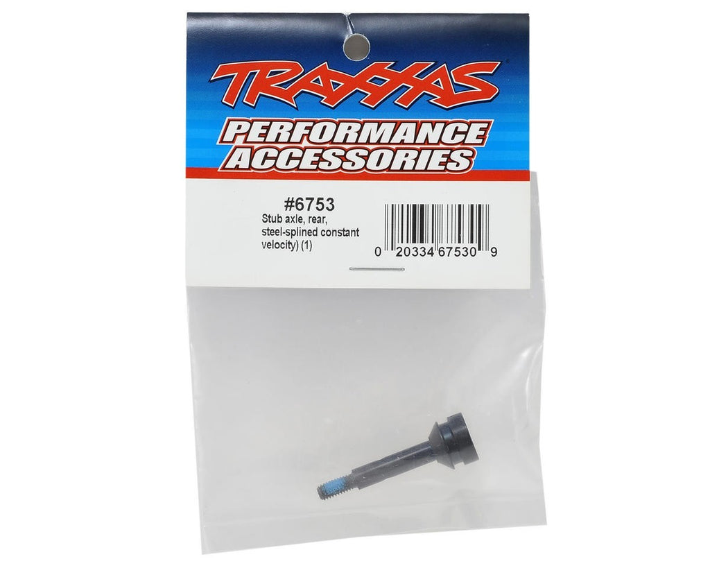 Traxxas 6753 Rear Steel CV Stub Axle 5mm Slash Rustler Stampede Bigfoot VXL