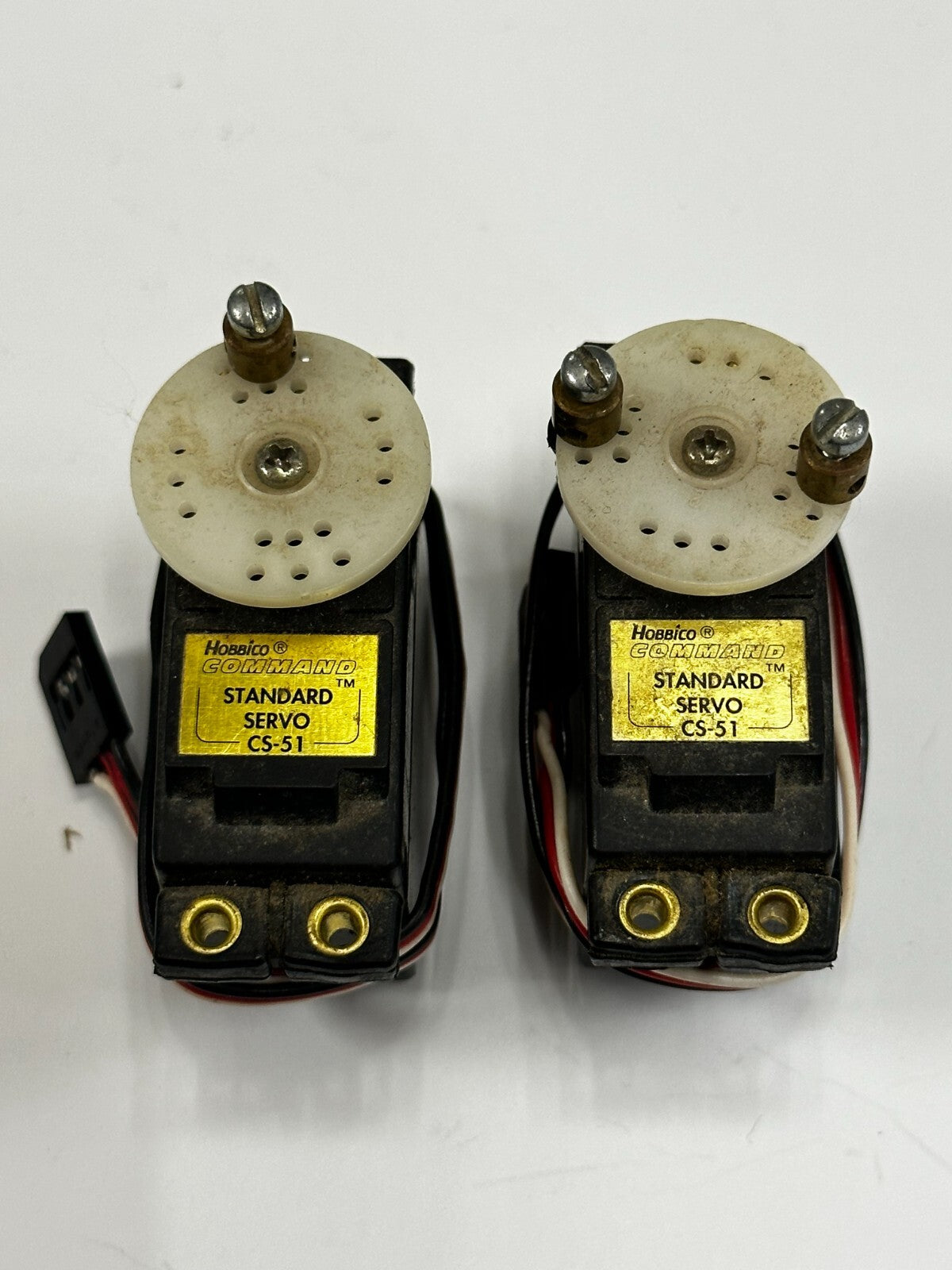 Nice Pair of Hobbico CS-51 CD51 Standard Size RC Remote Control Airplane Servos