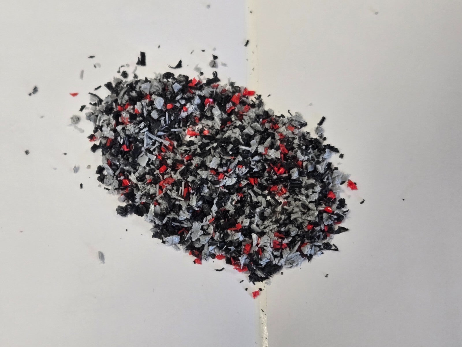 Track ballast for Model Railroads Made from Recycled 3D Prints 280g