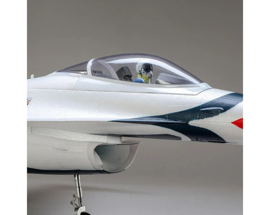 E-flite EFlite F-16 F16 70mm Thunderbirds EDF BNF Basic Jet Airplane AS3X & SAFE