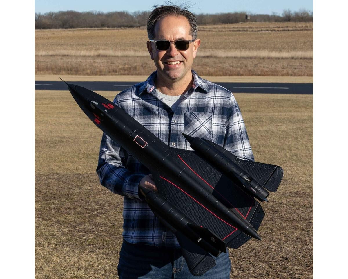 E-flite EFlite SR71 SR-71 Blackbird 40mm Twin EDF BNF Bind In Fly Basic EFL02050