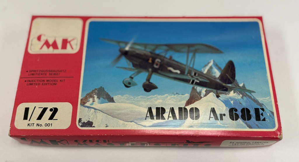 New ARADO Ar68E 1:72 Scale Biplane CMK No. 001 Plastic Model Kit