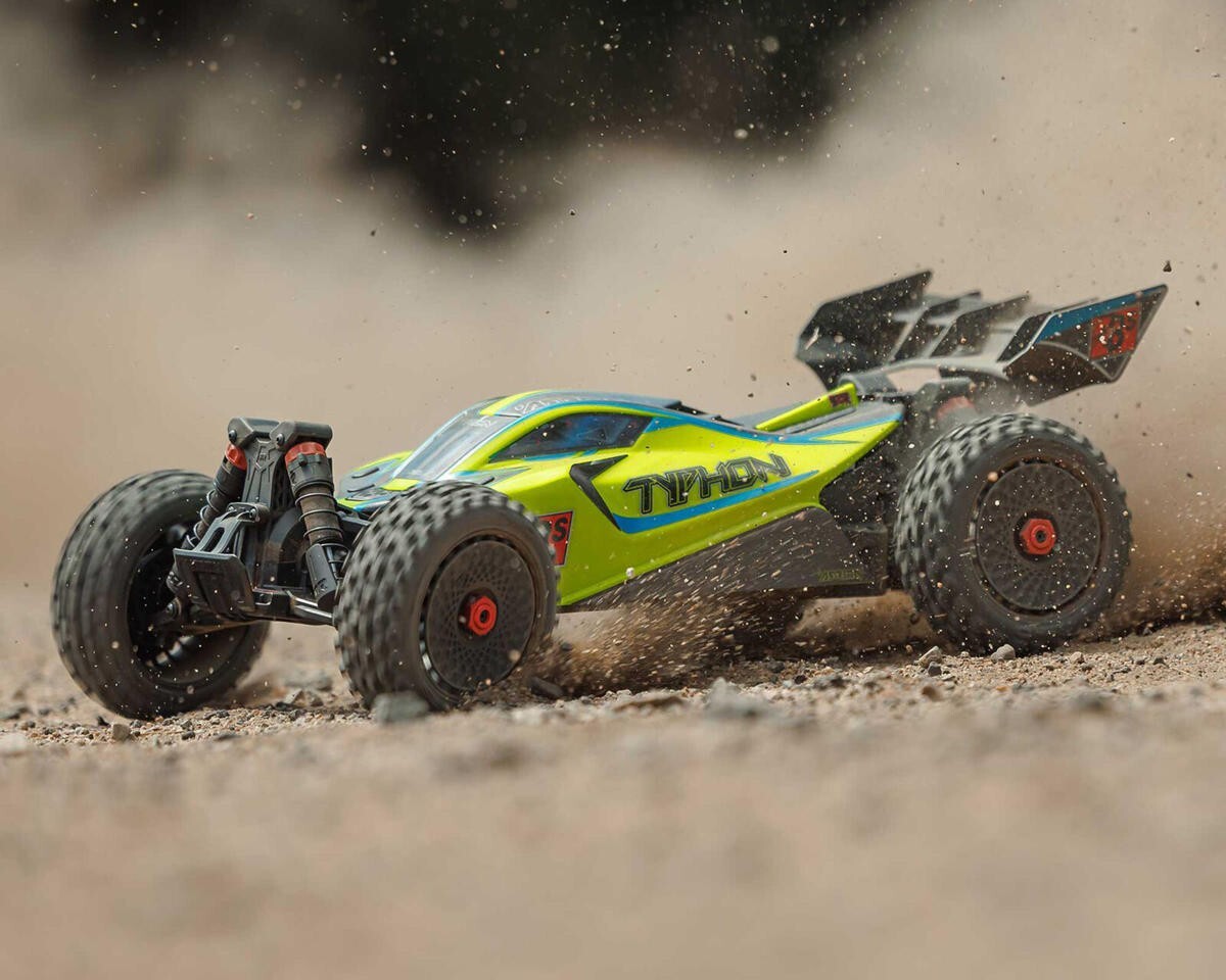 Arrma Typhon 223S 1/8 BLX Brushless RTR 4WD Buggy (Yellow) w/SLT3 2.4GHz Radio