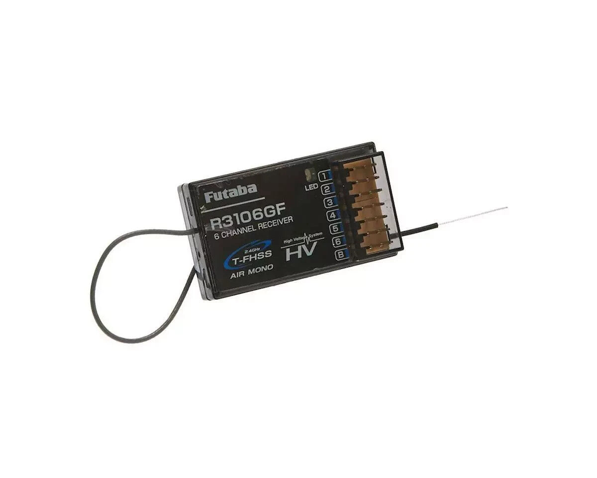 New Futaba R3106GF 3106GF 2.4GHz 6 Channel RX T-FHSS TFHSS Mono FUT01102313-3
