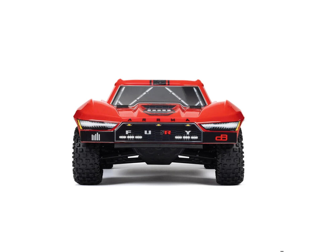 Arrma Fury 2WD MEGA 550 RTR Brushed 1/10 Off-Road Short Course Truck (Red) w/SLT