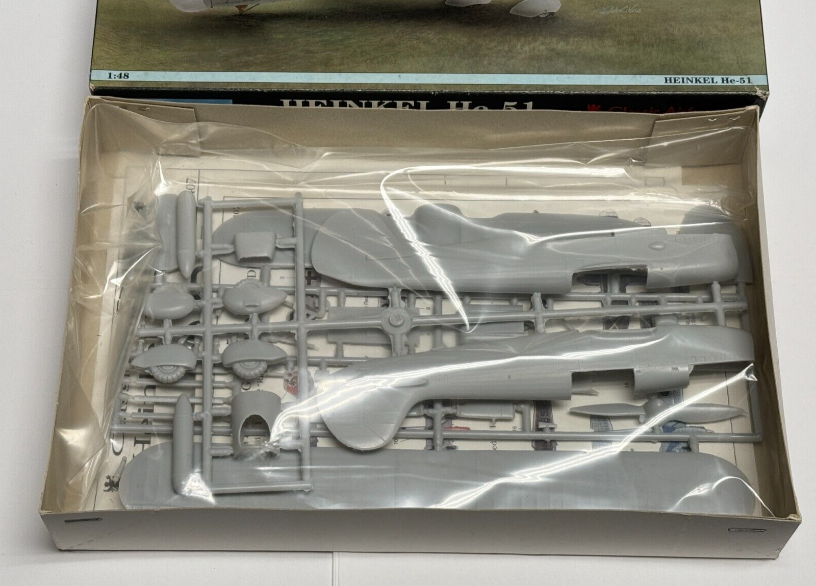 Classic Airframes Heinkel He-51 He51 96-407 1/48 Scale NIB Plastic Model Kit