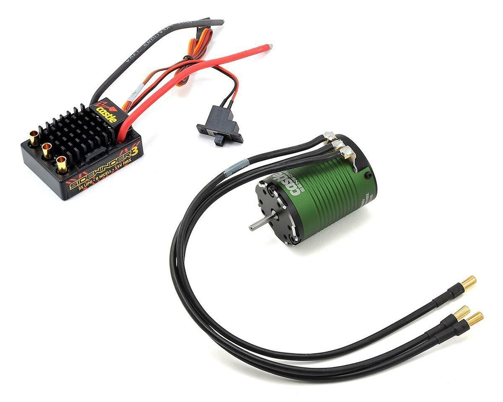Castle Creations Sidewinder SV3 Waterproof 1/10 Scale RC ESC/Motor Combo 4600kV