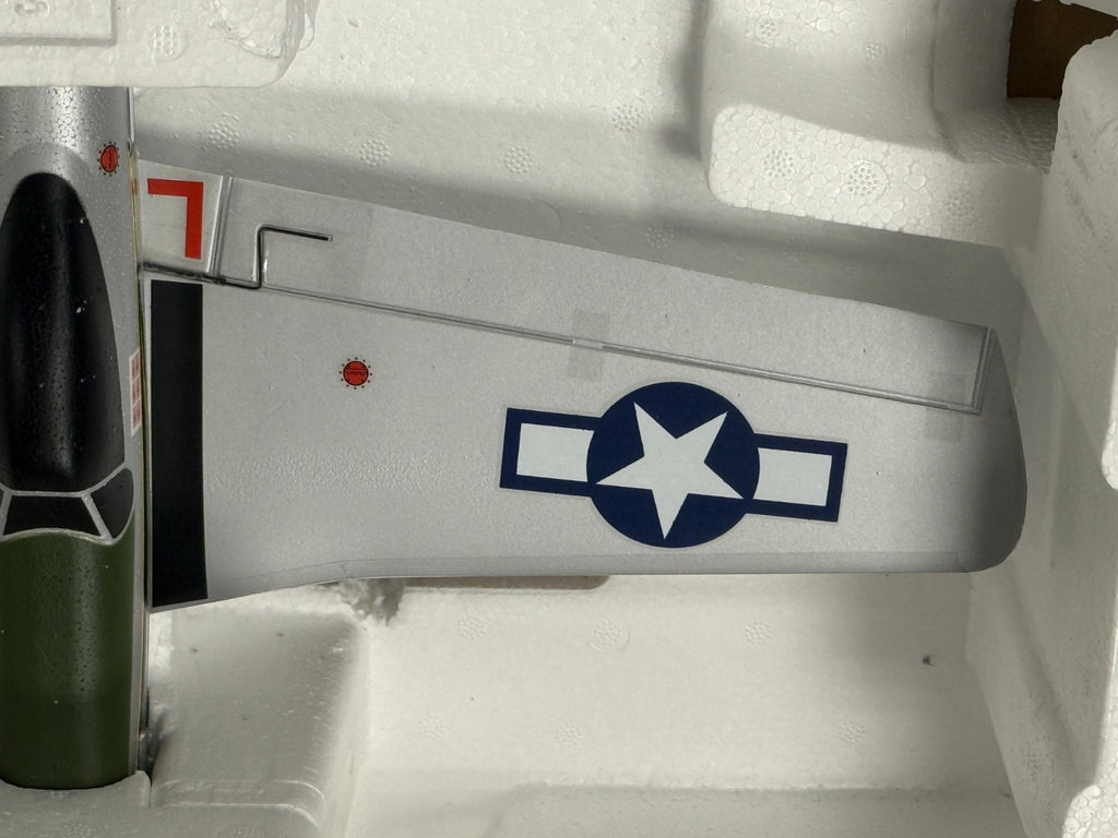 Excellent Parkzone P-51 P51 P-51D Mustang RC Electric BNF Airplane PKZ3680