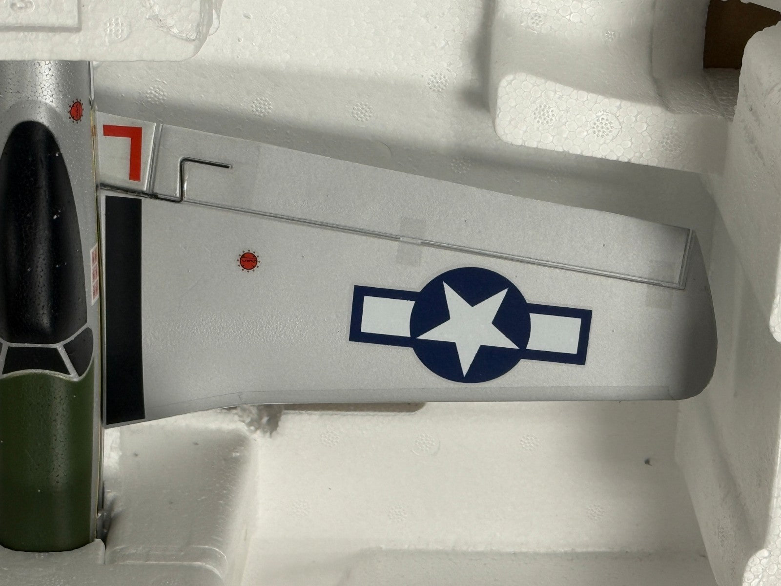 Excellent Parkzone P-51 P51 P-51D Mustang RC Electric BNF Airplane PKZ3680