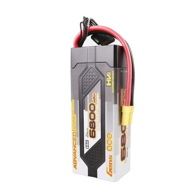 Gens Ace 6800mAh 6S 100C 22.8V HardCase G-Tech Advanced Lipo Battery Pack w/ EC5
