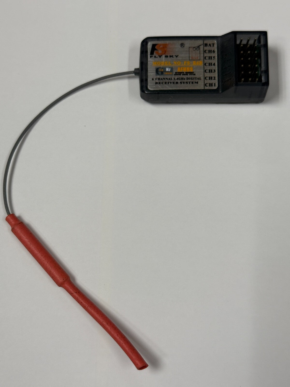 FlySky FS-R6B 2.4GHz 6CH Receiver for RC Airplanes Helicopters and Drones