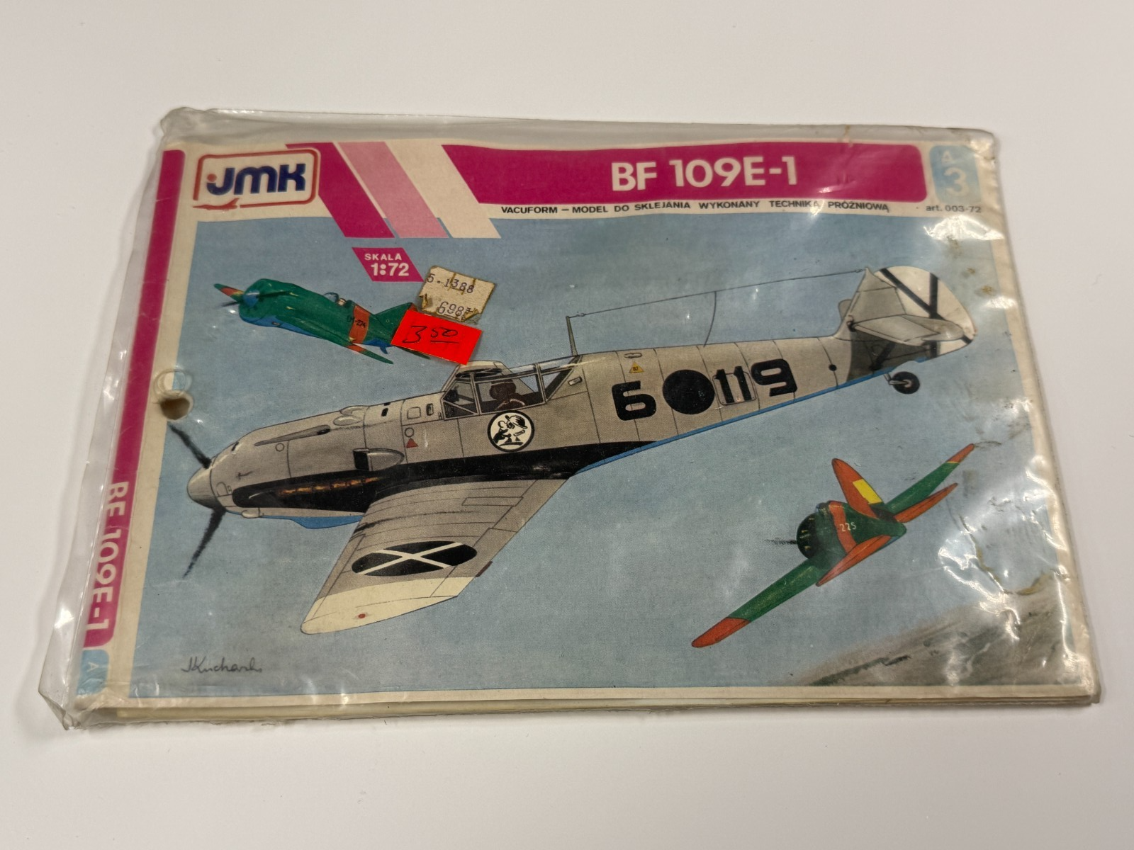 New JMK BF 109 190E-1 1/72 Scale Plastic Model Airplane Kit 003-72