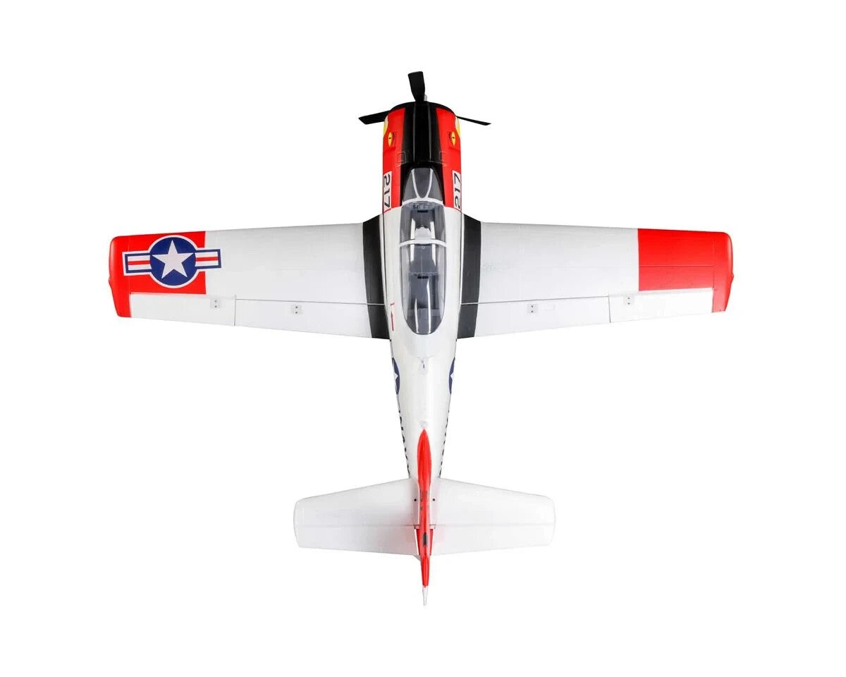 E-flite EFlite T28 T-28 Trojan 1.2m BNF Bind in Fly Basic Electric RC Airplane