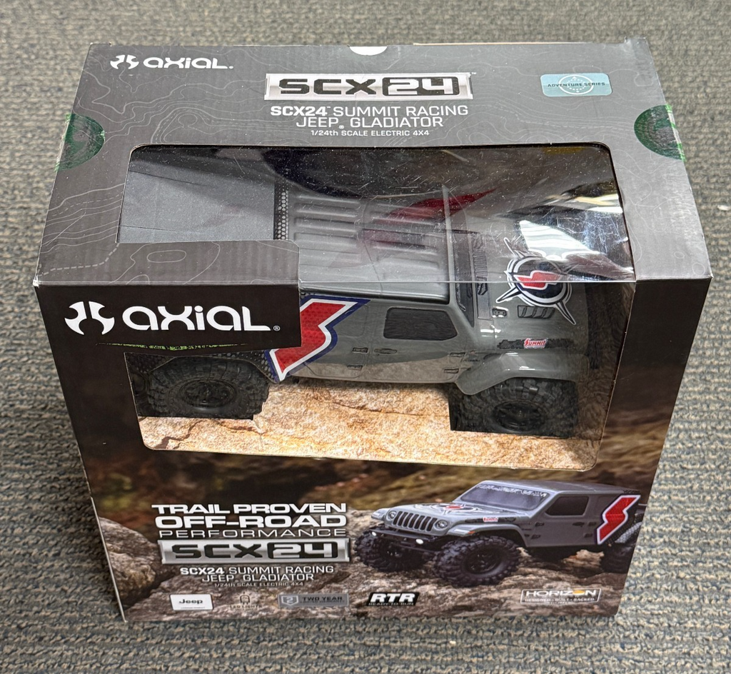 Upgraded Axial 1/24 SCX24 Summit Racing Jeep Gladiator 4X4 Rock Crawler RTR