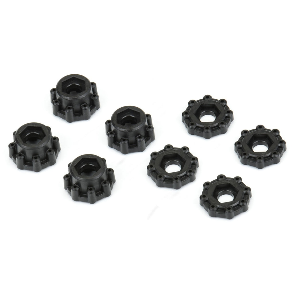 Proline Racing PRO634500  8x32 to 17mm 1/2" Offset RC Truck Hex Adapters (4)