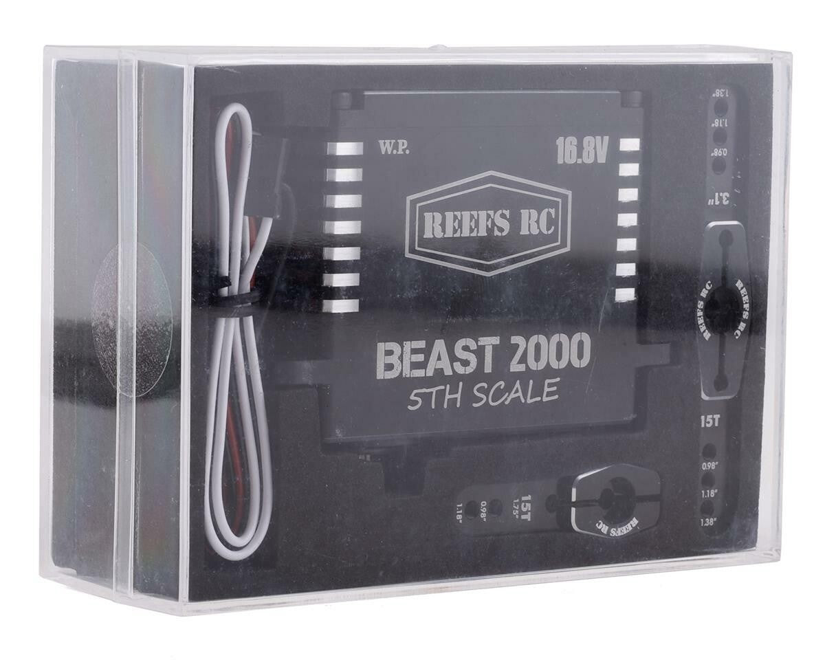 Reefs RC Beast 2000 Waterproof Digital 1/5 Scale Brushless Servo HV High Voltage