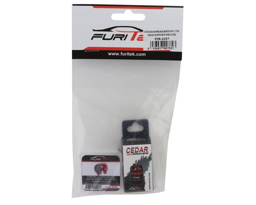 Furitek Cedar Inrunner Brushless Motor w/11T Steel Pinion & Motor Mount SCX24