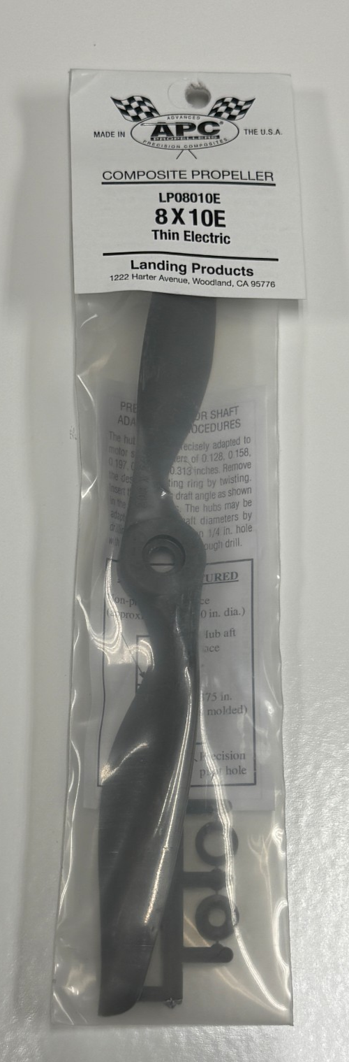 APC Electric RC Remote Control Airplane Electric Prop Propeller 8x10E 8x10
