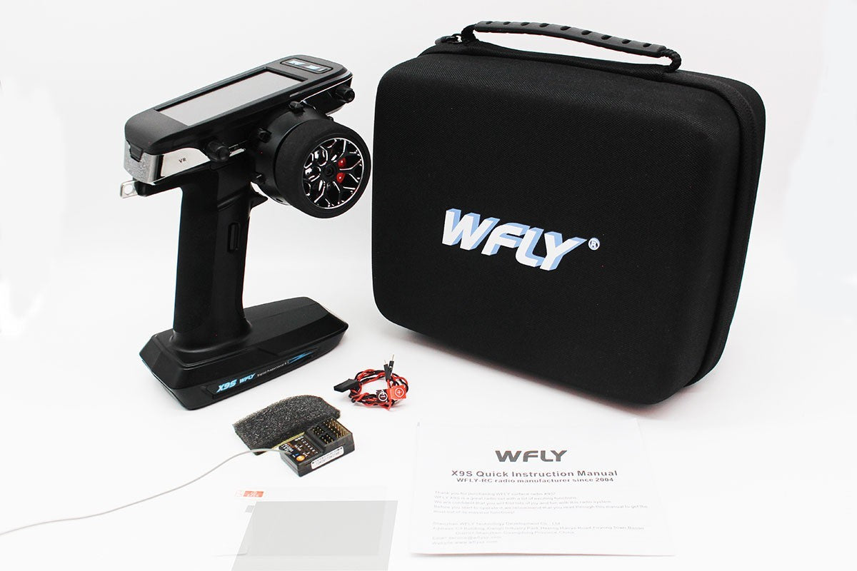 WFLY X9S 9-Channel 2.4GHz Digital Radio w RG209S Receiver RC Car Truck Remote