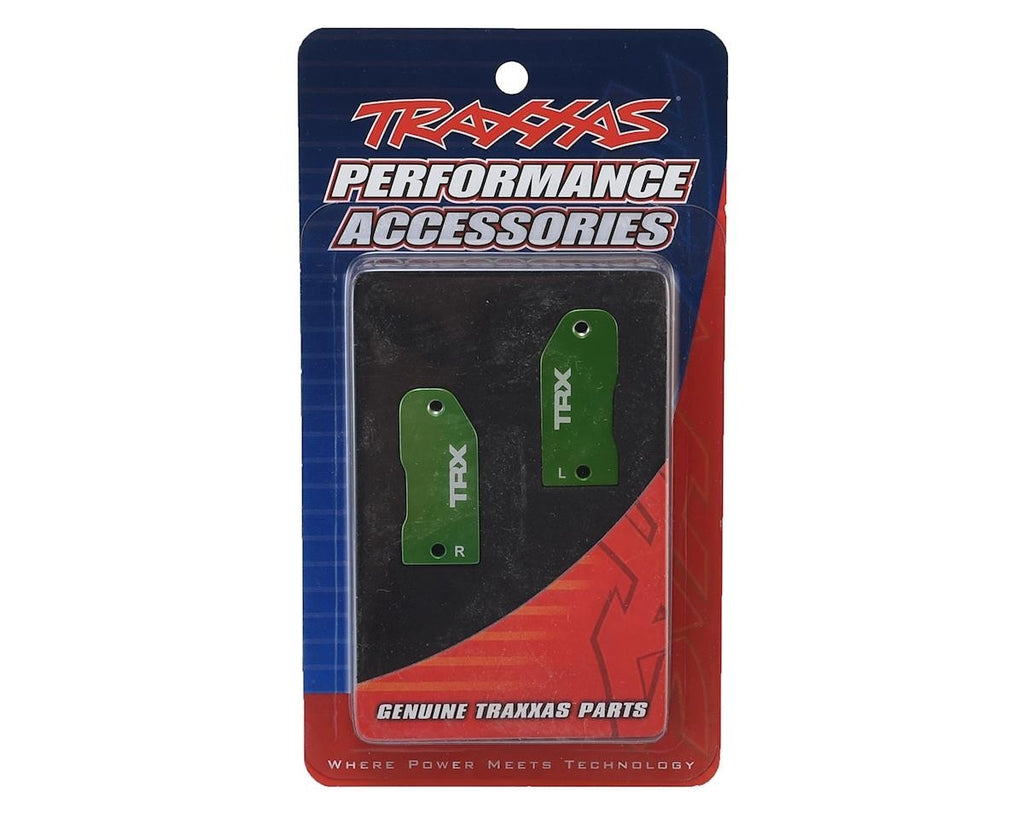 Traxxas TRA3632G Green Aluminum 30 Degree Caster Blocks Left Right Slash Rustler