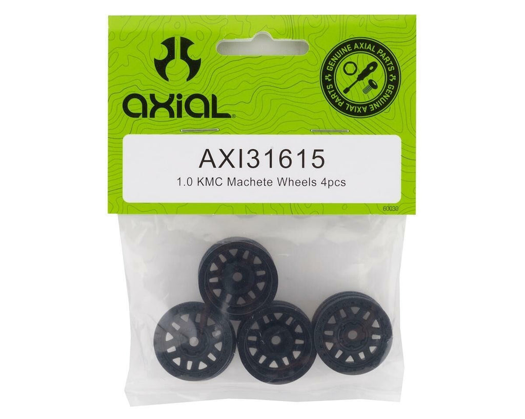 Axial SCX24 1/24 Scale C10 RC 1.0" KMC Machete Mini Crawler Wheels (4) AXI31615