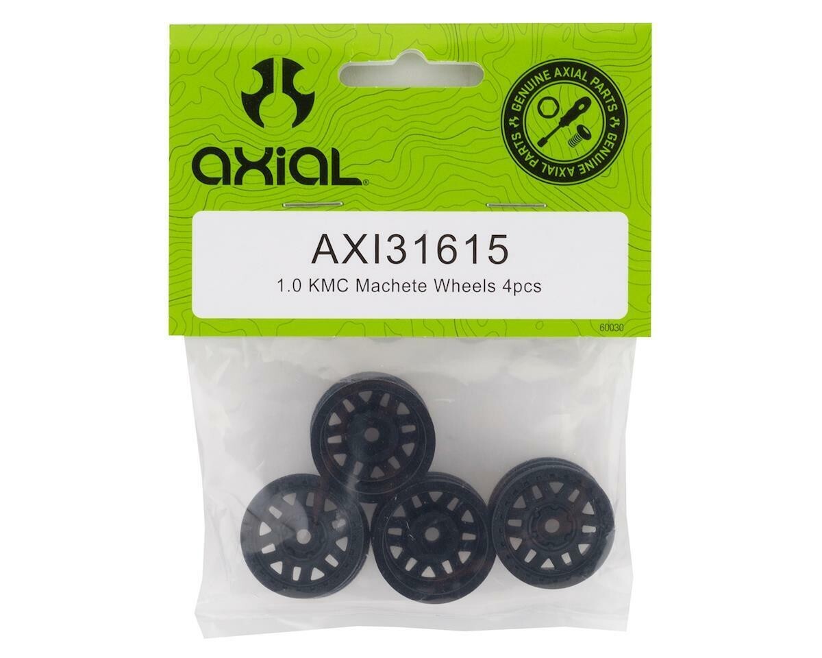 Axial SCX24 1/24 Scale C10 RC 1.0" KMC Machete Mini Crawler Wheels (4) AXI31615