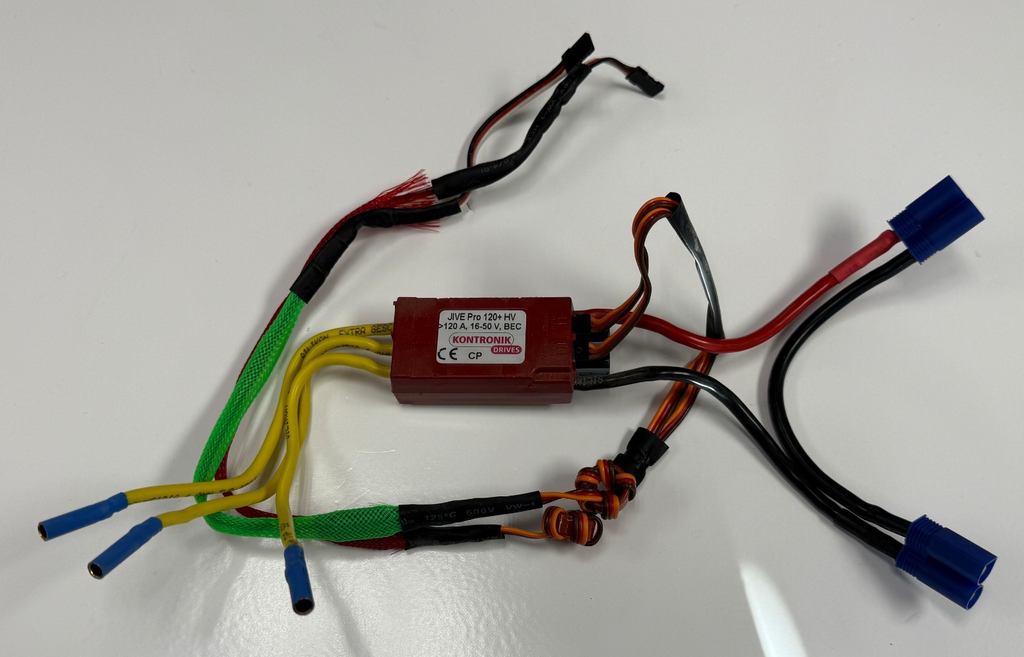Kontronik JIVE Pro 120+ HV 120A Brushless ESC 5-12S LiPo BEC RC Helicopter