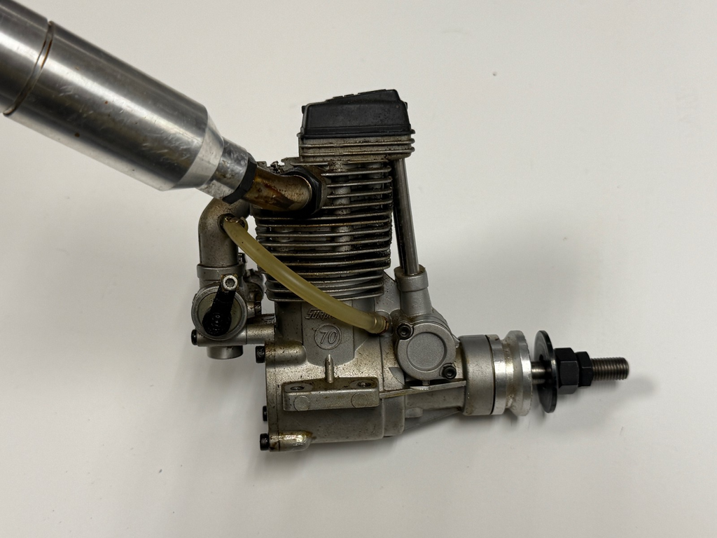 Really Nice OS .70 70 FS II Four Stroke RC Nitro Airplane Engine With Muffler