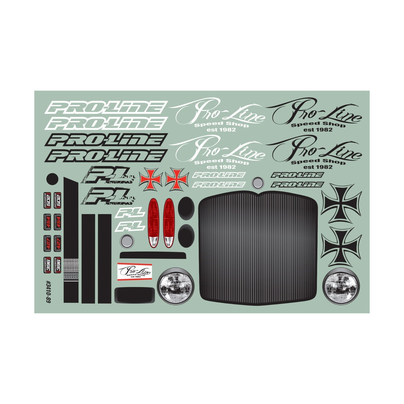 Proline 1/8 Scale Rat Rod Clear Body: Monster Truck PRO341000 : Revo 3.3 Summit