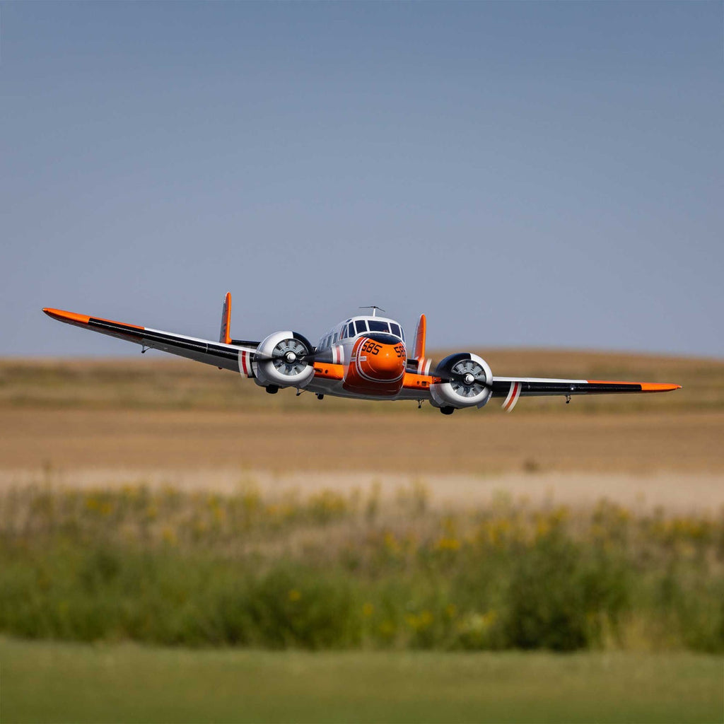 Beechcraft D18/RC-45J 1.5m BNF Basic with AS3X+ and SAFE Select EFL-3726