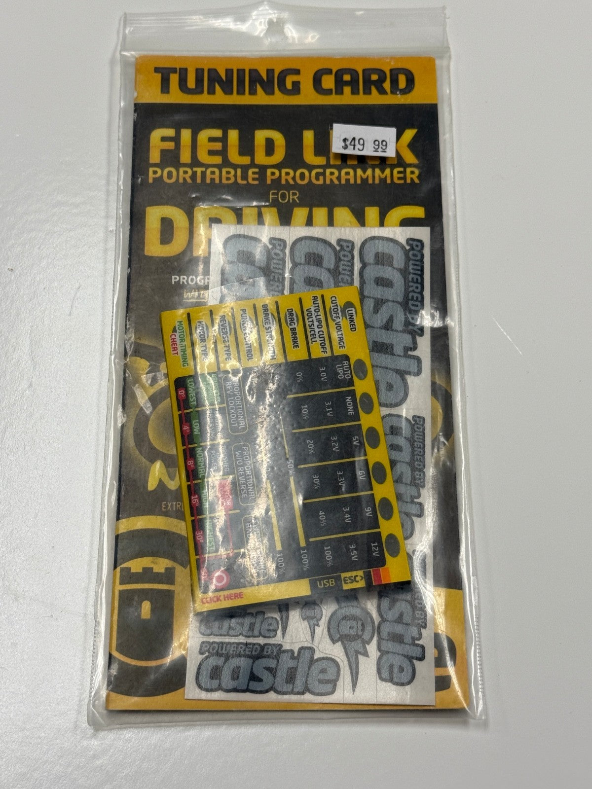 Castle Creations Field Link Portable ESC Programmer Card RC Car Speed Controls