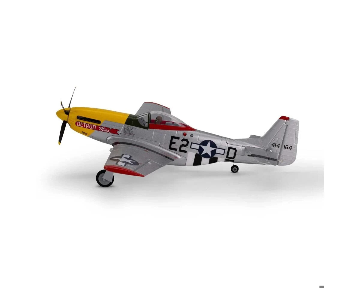 E-flite Eflite UMX P-51D Mustang "Detroit Miss" Basic BNF Electric Airplane