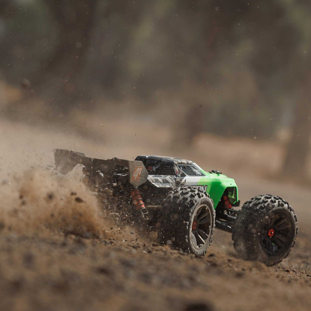 ARRMA ARA4408V2T4 1/10 Kraton 4X4 4S V2 BLX Speed RC Monster Truck RTR Green