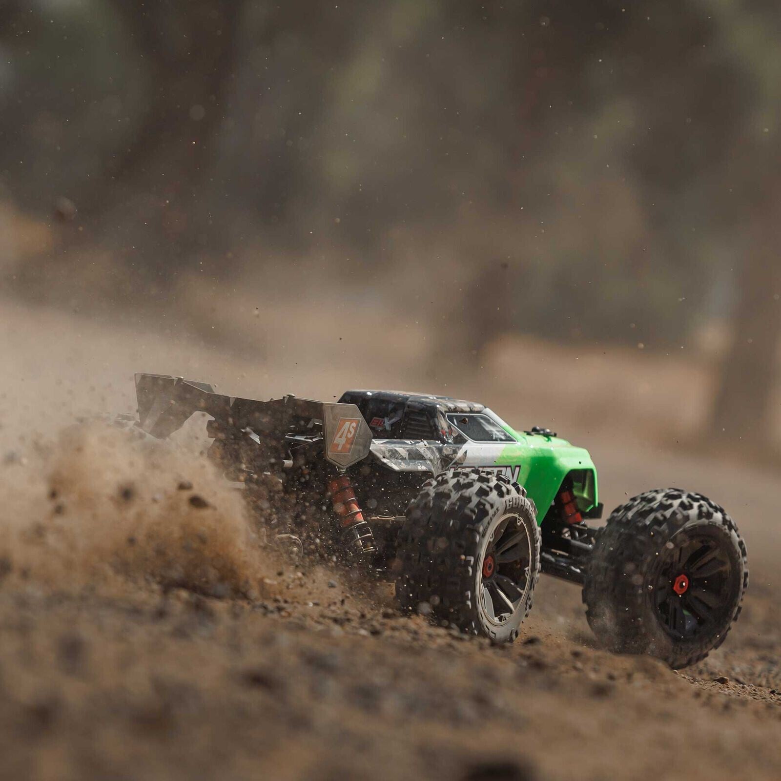 ARRMA ARA4408V2T4 1/10 Kraton 4X4 4S V2 BLX Speed RC Monster Truck RTR Green