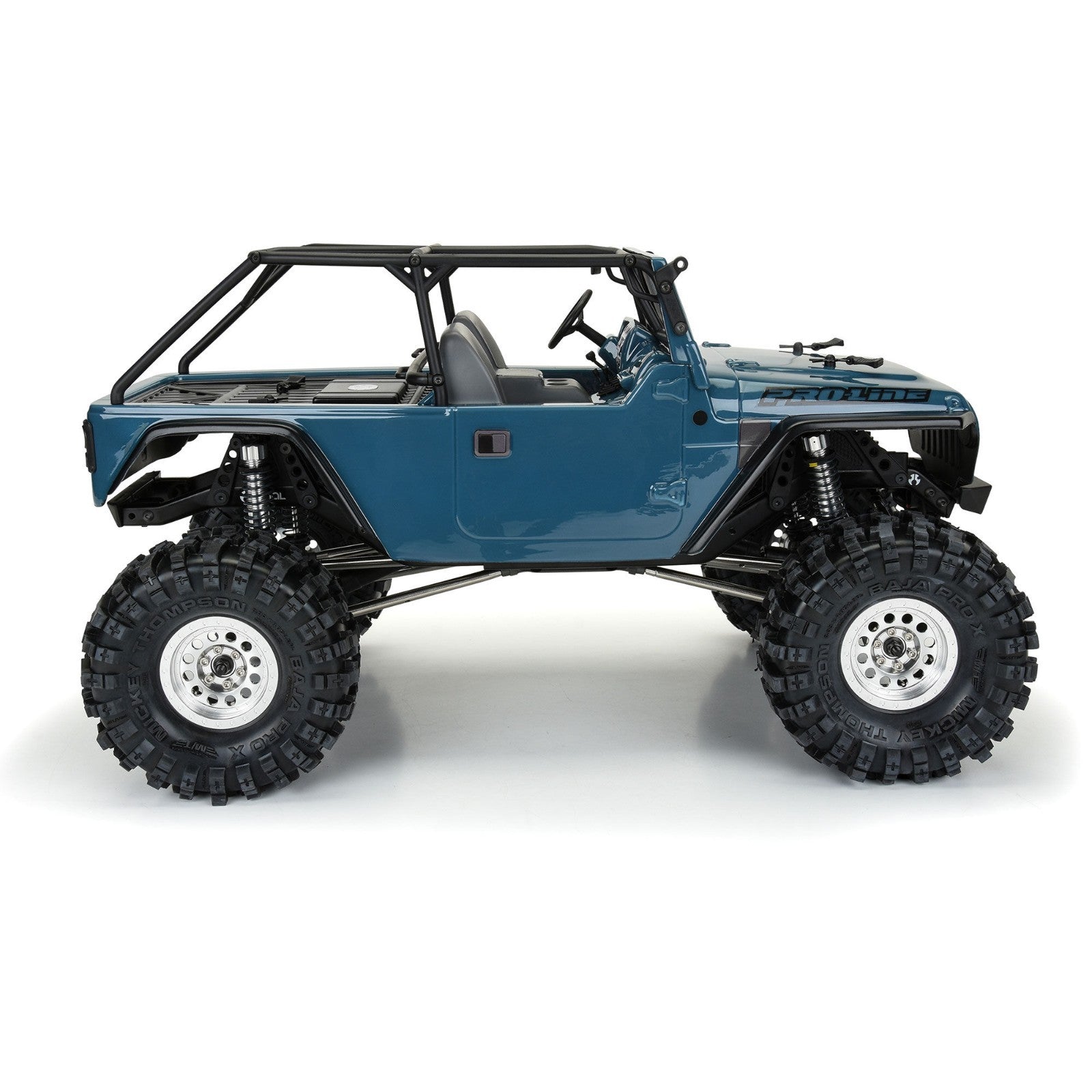 Pro-Line 364400 2004 J33P LJ Clear Body with Trail Cage & Scale Molded Accessori