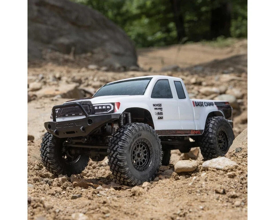 Axial SCX24 Base Camp 1/24 4WD RTR Scale Mini Rock Crawler White AXI-1219T1