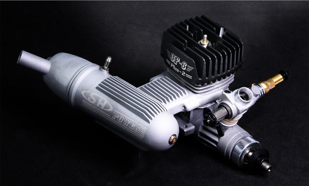 SH GF6 6cc Side Exhaust w/ Pump RC Airplane Gasoline 2-Stroke Gas Engine